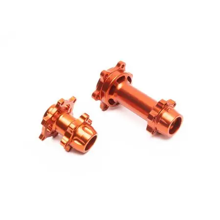 Los362003 Aluminum Hub Set, Machined, Orange: Promoto-Mx 1