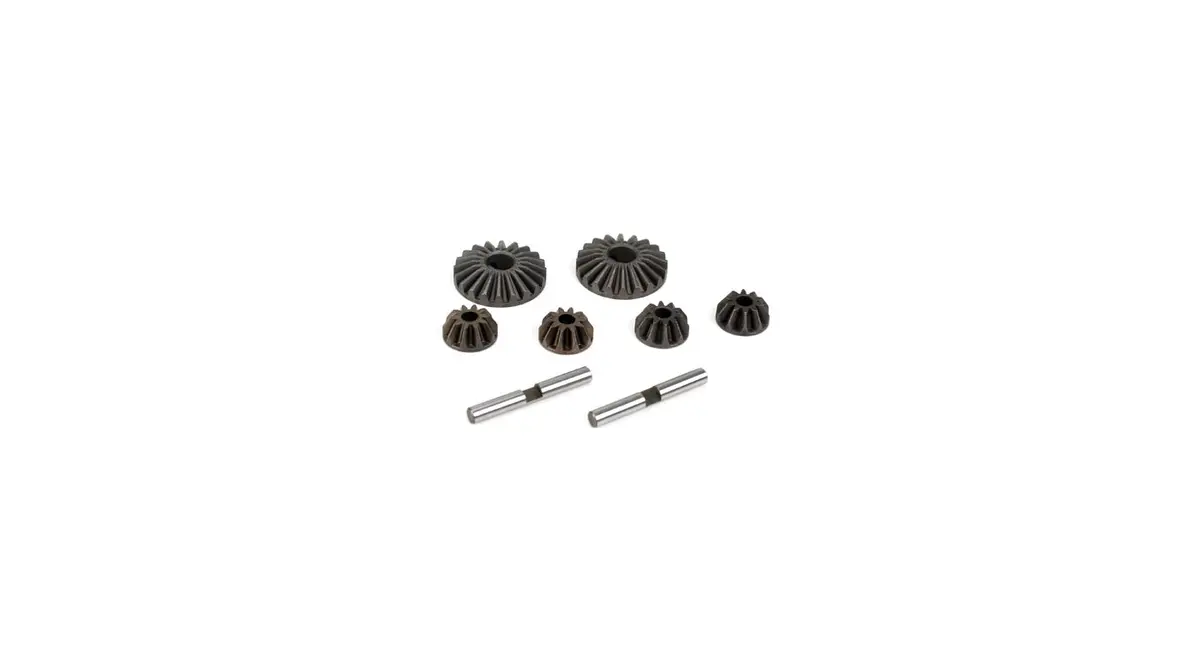Losa3502 Differential Gear & Shaft Set: 8B, 8T, 8X, 8Xe 1