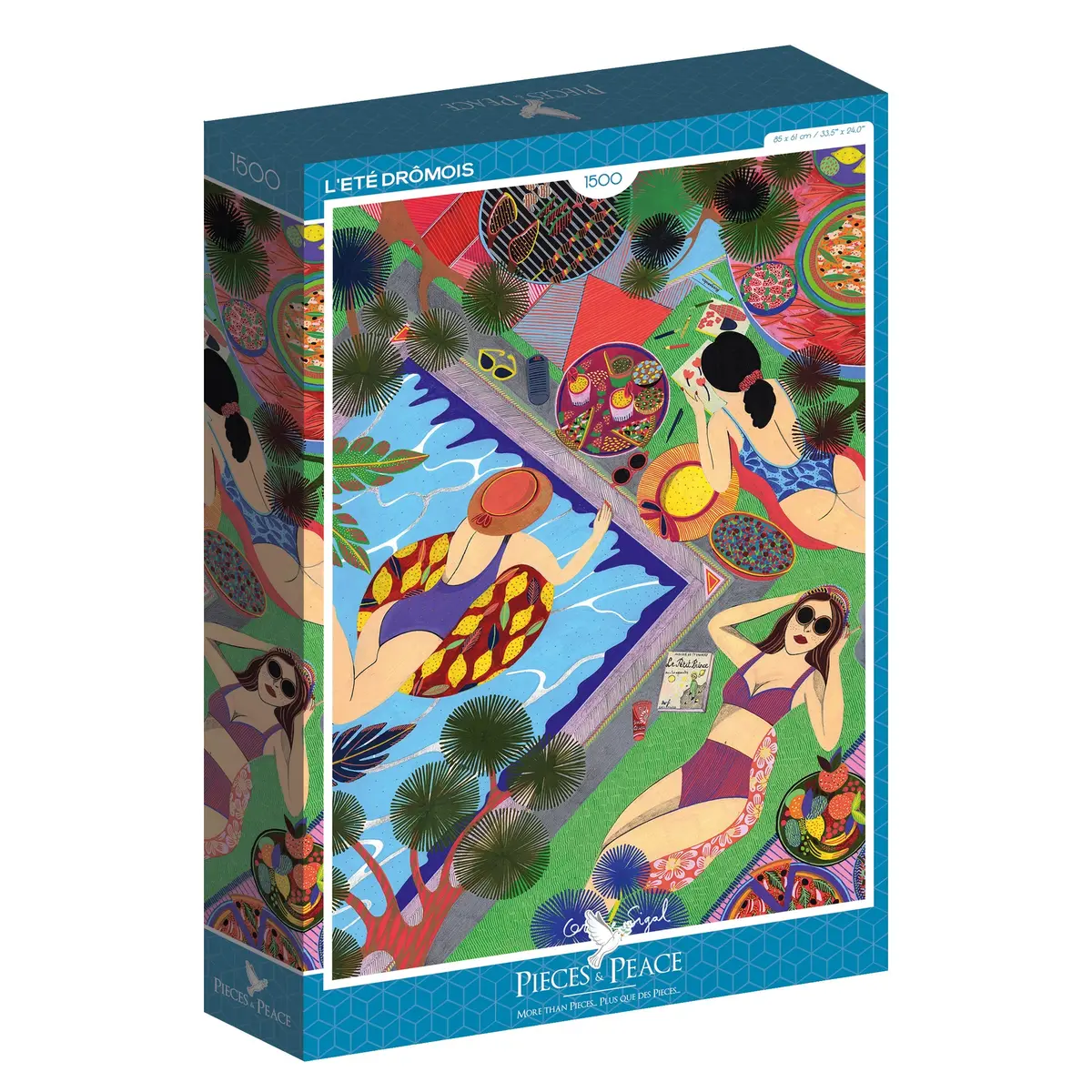 L'eté Drômois 1500-Piece Puzzle 1