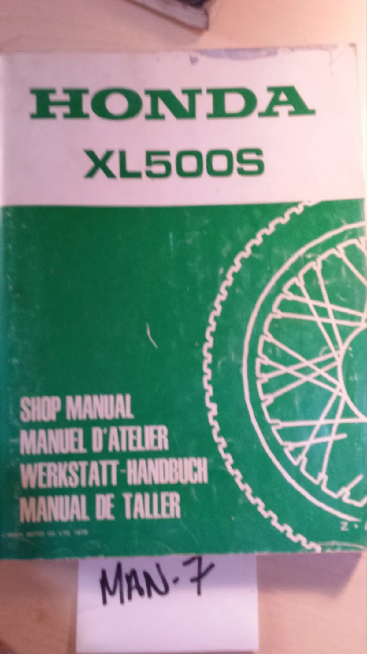 Honda Xl 500S Service Manual 1