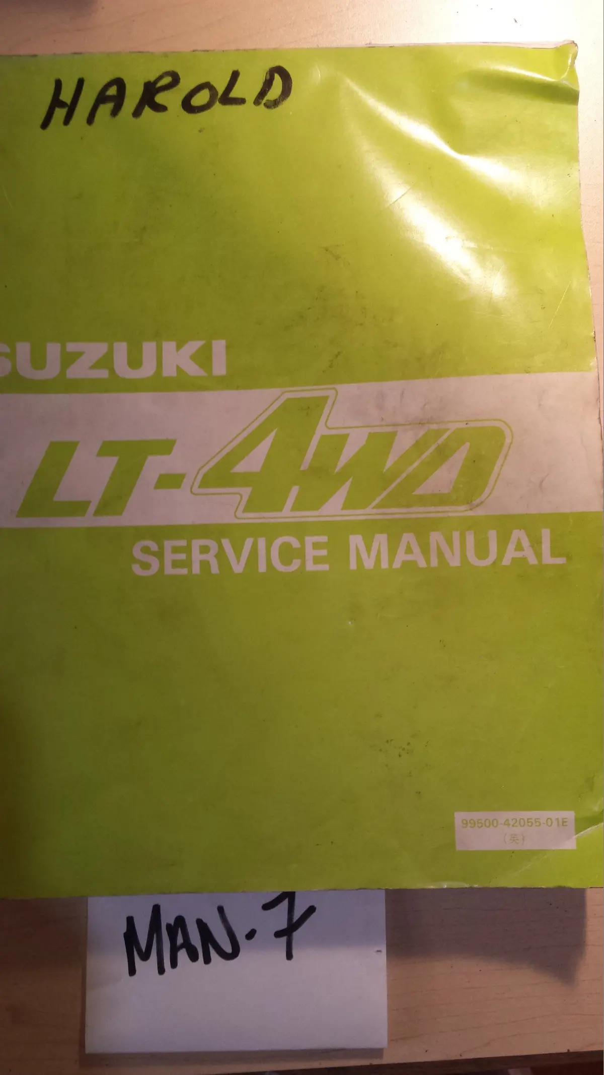 1987 Suzuki Lt 4Wd Service Manual 1