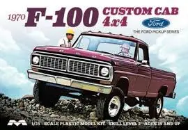 1:25 1970 F-100 Custom Cab 4X4 1