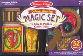 Deluxe Wooden Magic Set (10 Easy To Perform Tricks) 1