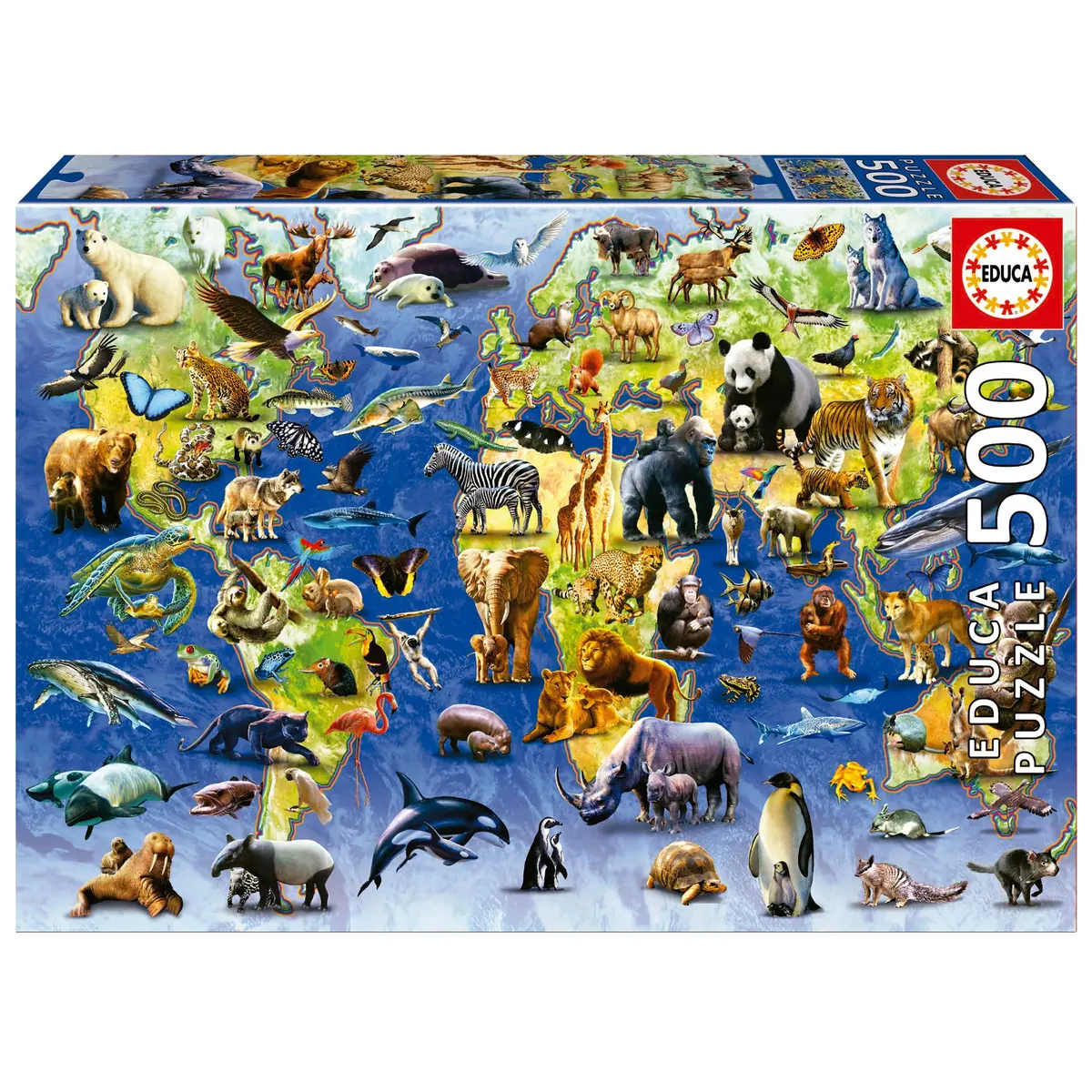 One Hundred Endangered Species 500-Piece Puzzle 1