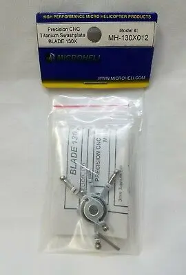 Mh-130X012 Microheli  Precision Cnc Titanium X Swashplate Blade 130X 1