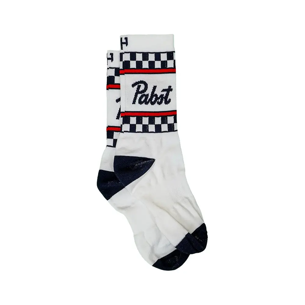 Hand Up Tech Sock Pabst Racing 1
