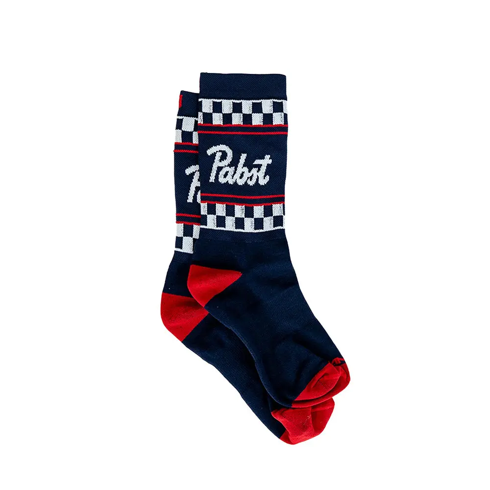 Hand Up Tech Sock Pabst Racing - Navy 1