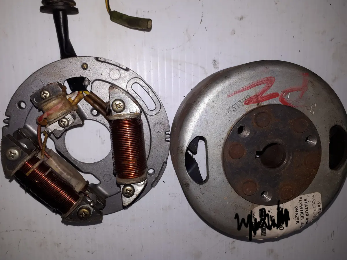 Yamaha Phazer Stator And Flywheel F3t368 1