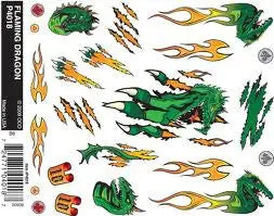 Flaming Dragon Dry Transfer 1