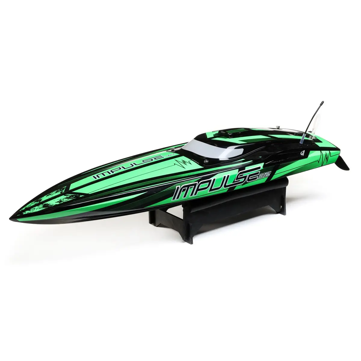 Prb08037t1 Impulse 32" Brushless Deep-V Rtr With Smart, Black/Green 1