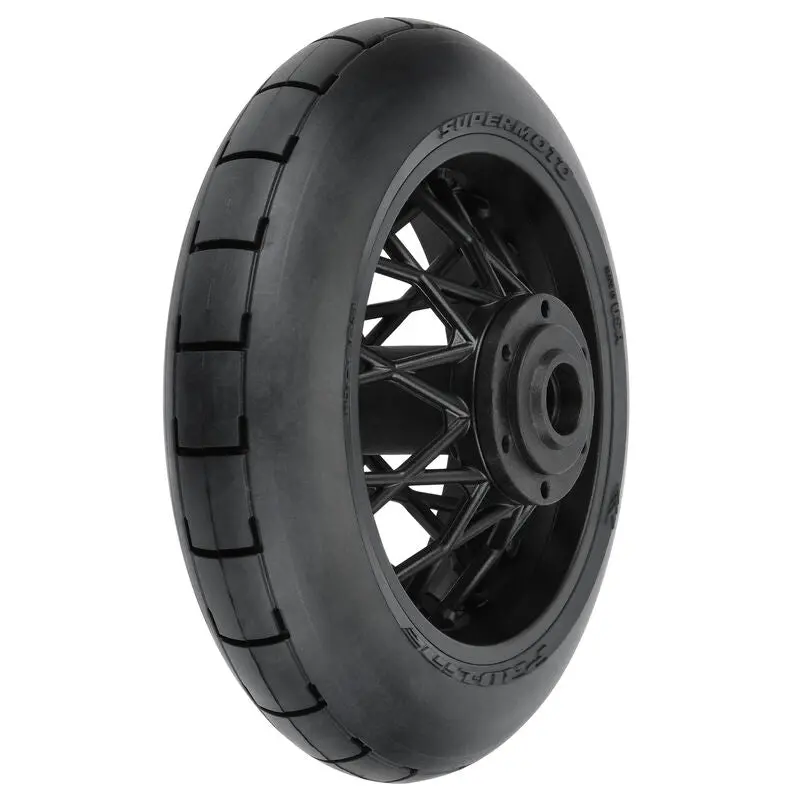 Pro1022310 Proline 1/4 Supermoto S3 Motorcycle Rear Tire Mtd Black (1): Promoto-Mx 1