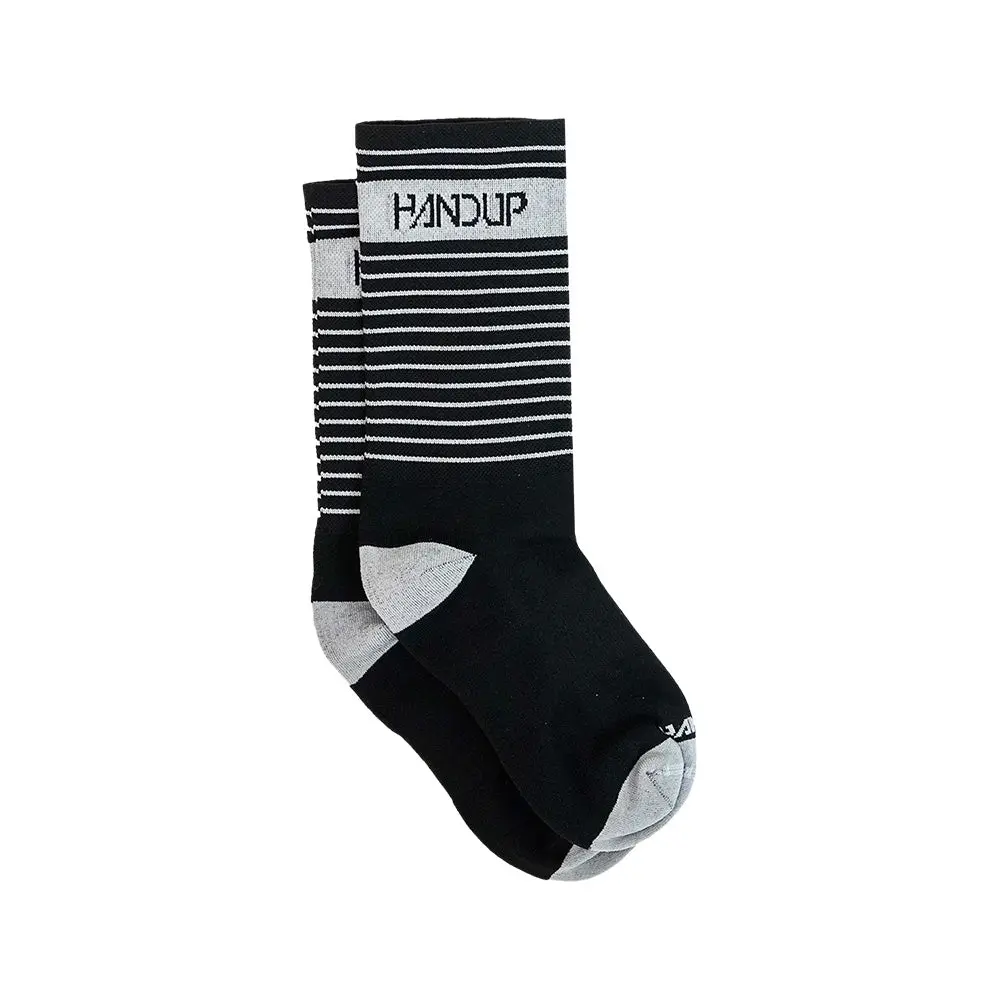 Hand Up Tech Sock Pro Lines Black Grey 1