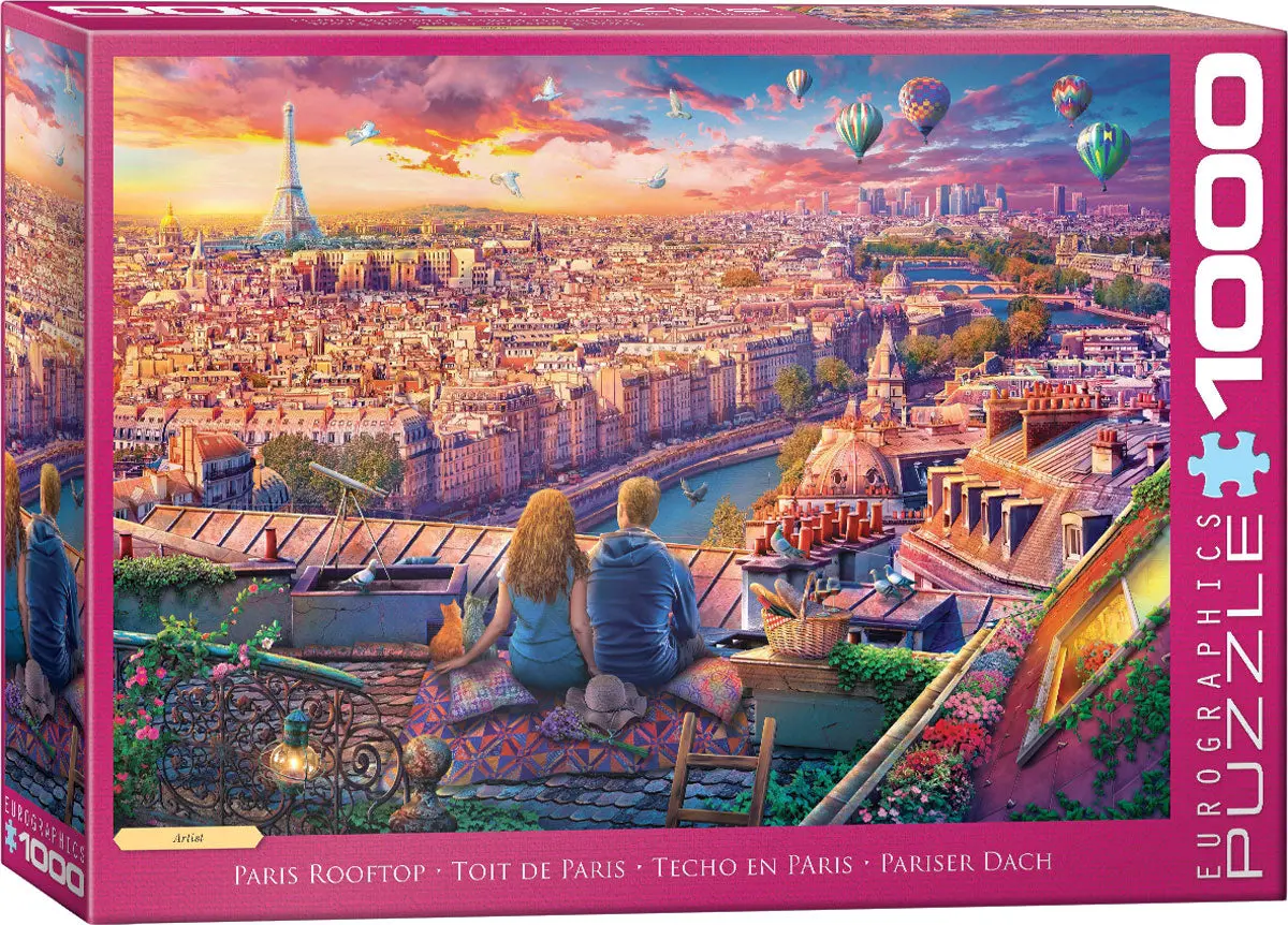 Paris Rooftop 1000-Piece Puzzle 1