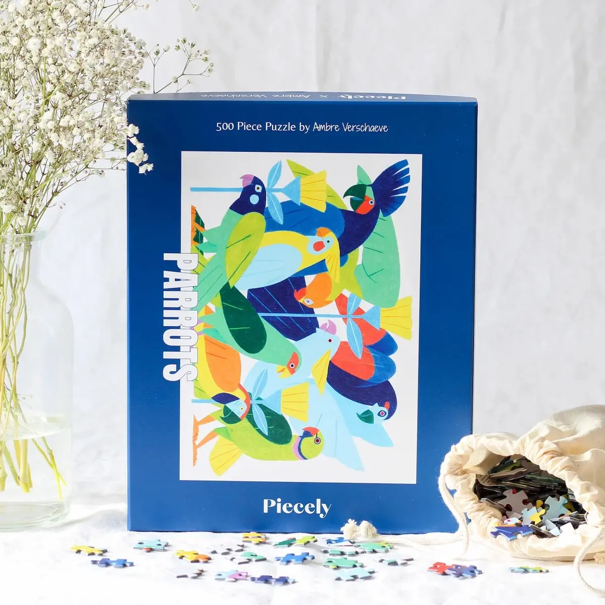 Parrots 500-Piece Puzzle 1