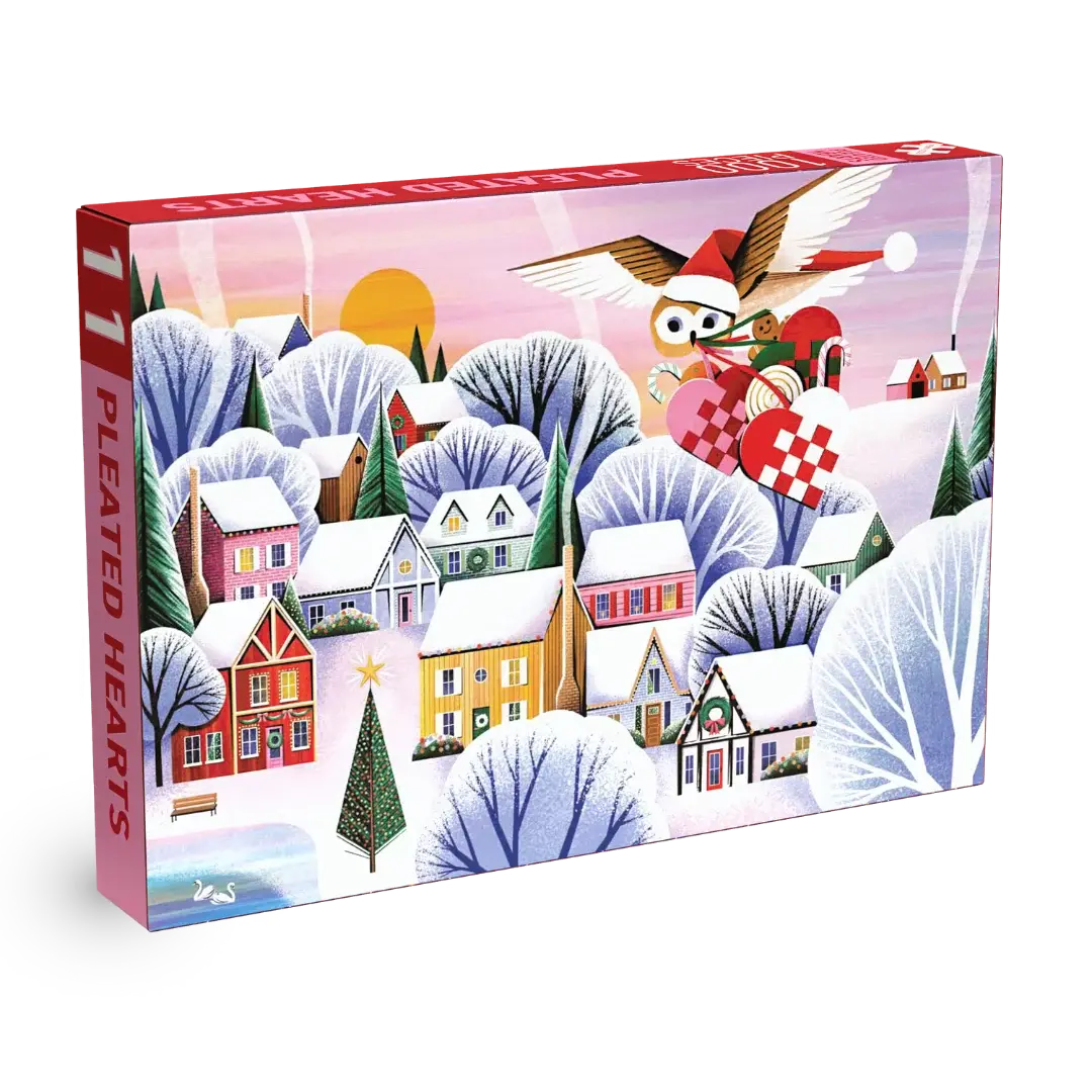 Pleated Hearts 1000-Piece Puzzle 1
