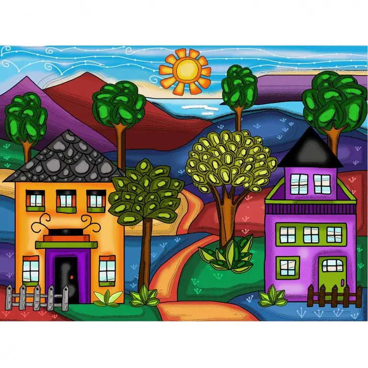 Diamond Painting - Rainbow Road 1