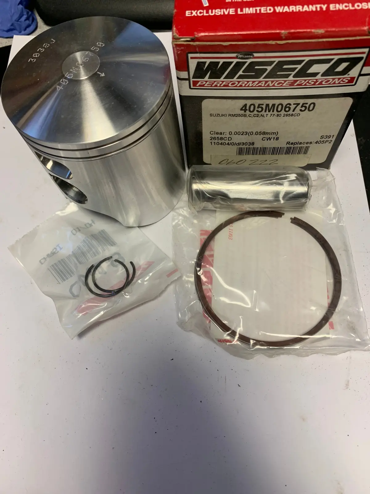 Rm250 Wiseco Piston Kit 0.058Mm 1