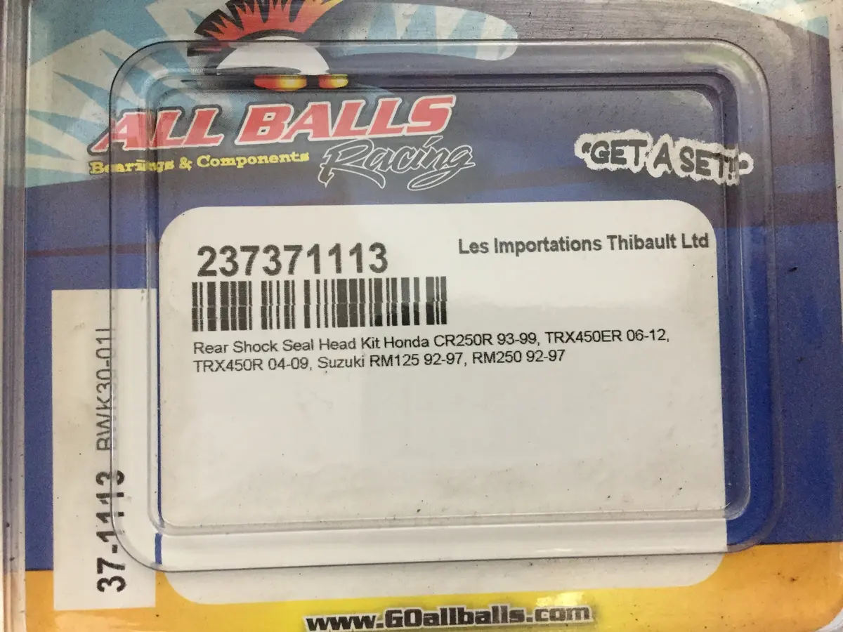 Rear Shock Seal Head Kit 1