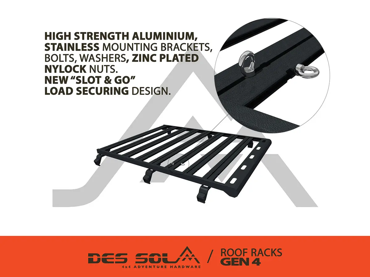 Des Sol Rack-Tech Roof Rack 3 Door (Jimny Year 2018+) 1