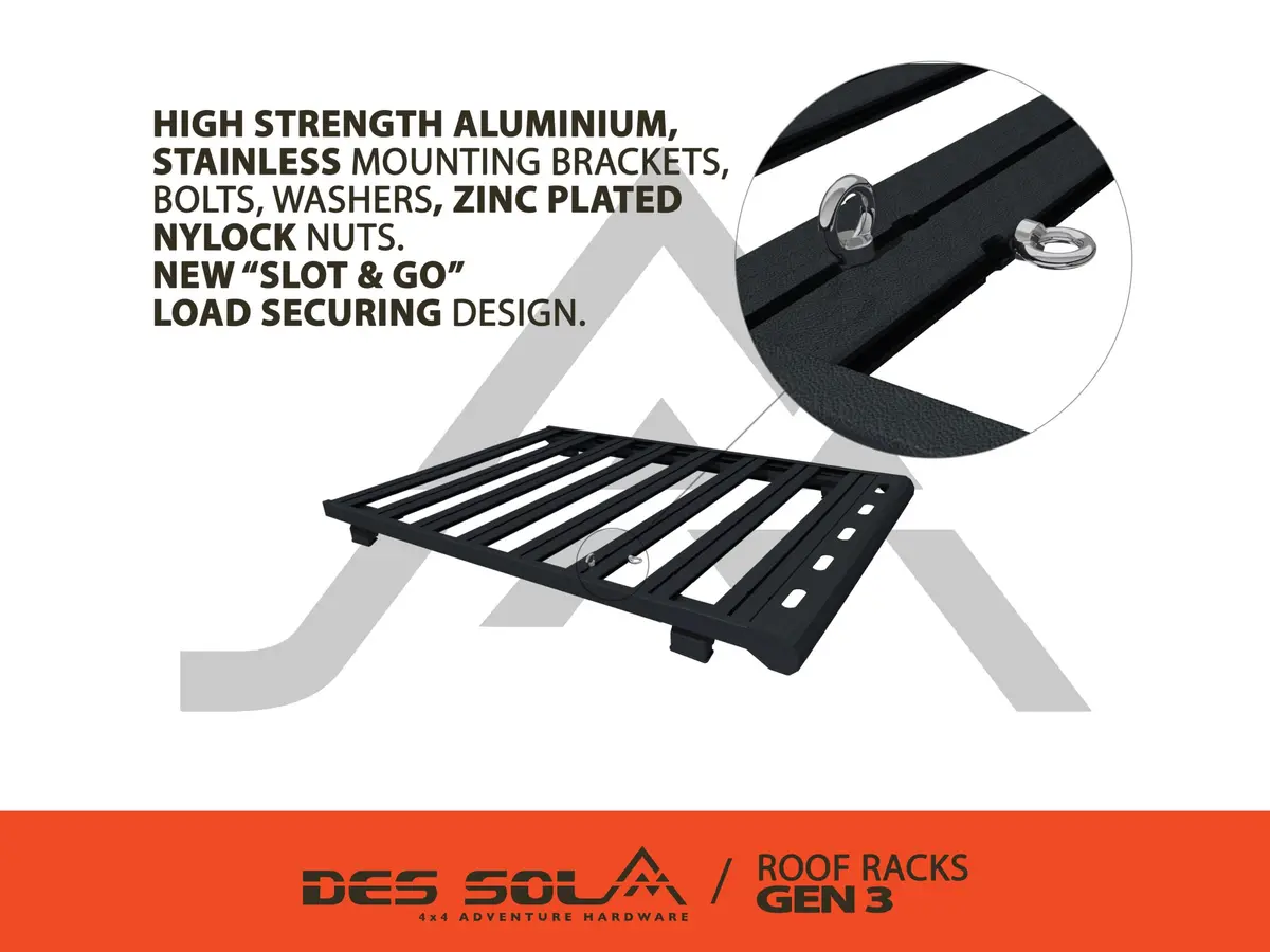 Des Sol Rack-Tech Roof Rack (Jimny Year 2013-2017) 1