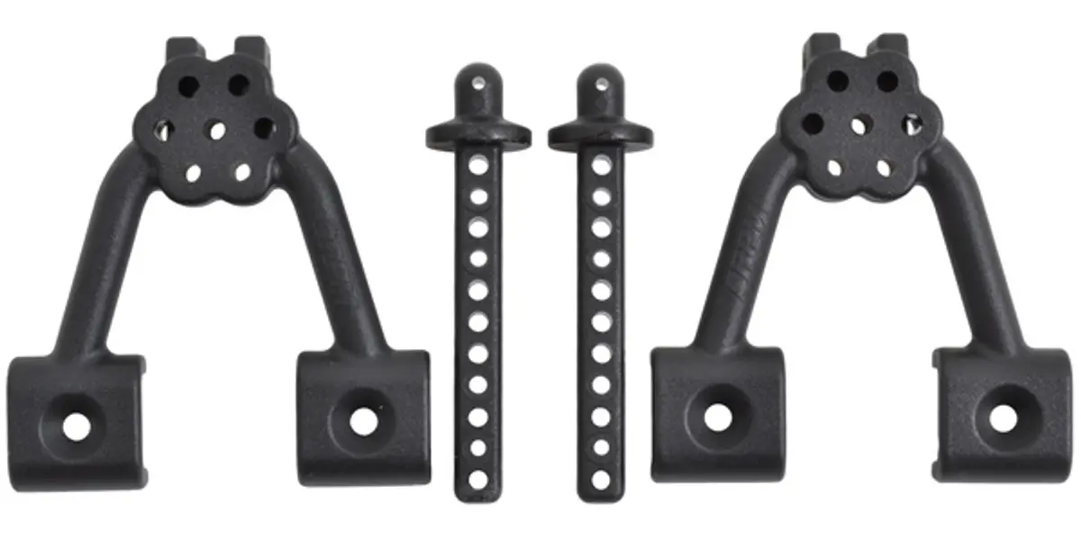 Rpm70702 Axial Scx10 Rear Shock Hoop & Body Mount Set 1