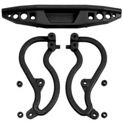 70832 Rear Bumper, Black : Stampede 2Wd 1
