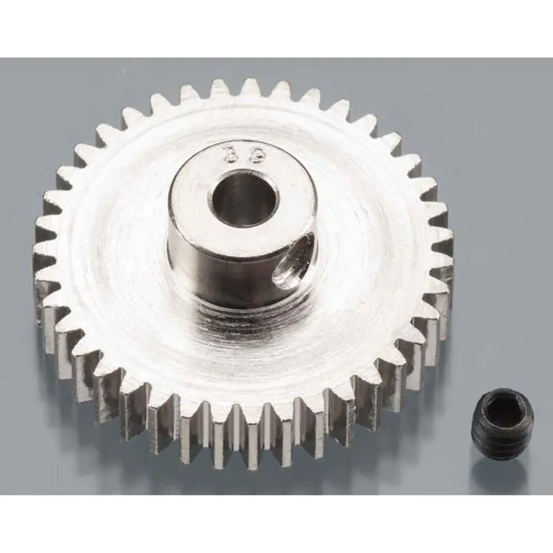 1039 Nickel-Plated 48 Pitch Pinion Gear, 39T 1