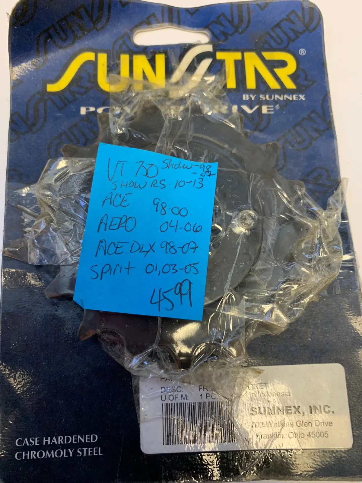 Honda Shadow 17T Front Sprocket 1