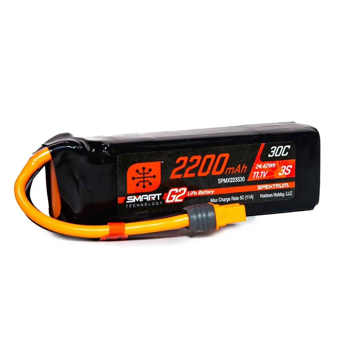 Spmx223s30 11.1V 2200Mah 3S 30C Smart G2 Lipo Battery: Ic3 1