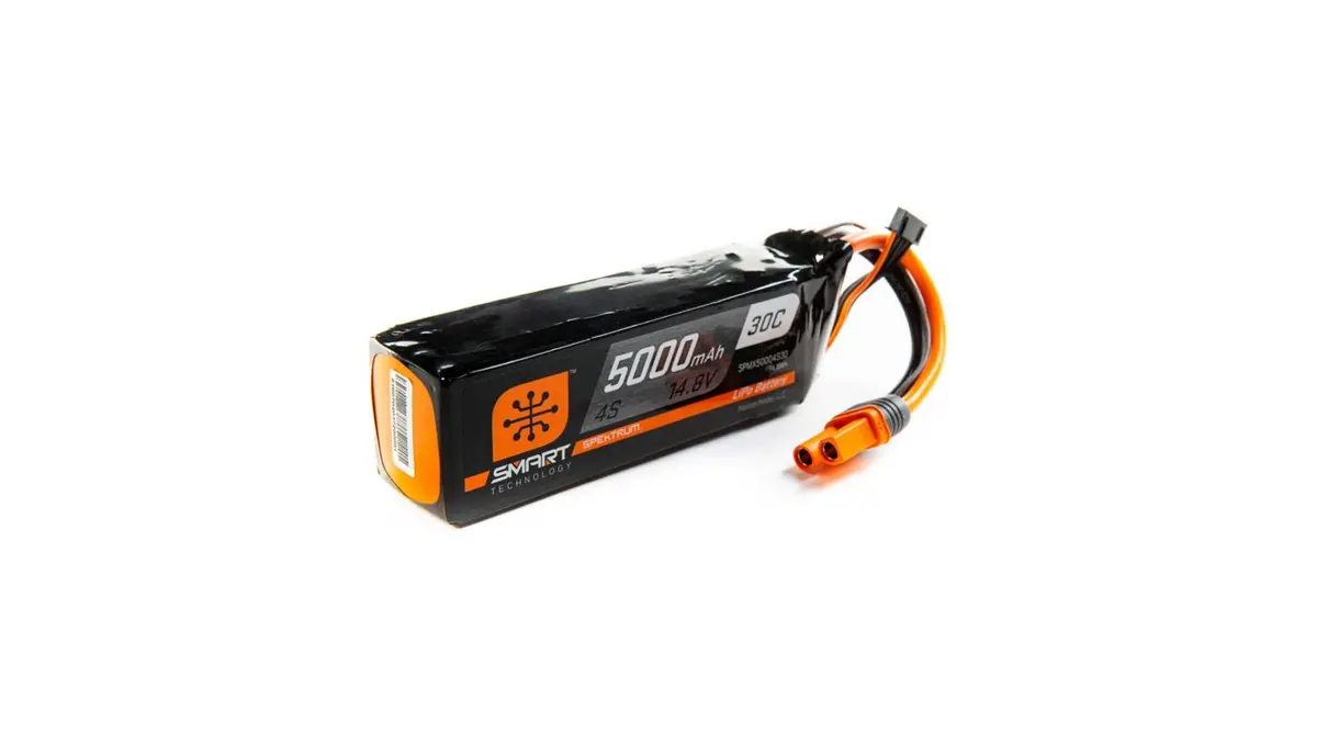 Spmx50004s30 14.8V 5000Mah 4S 30C Smart Lipo Battery: Ic5 1