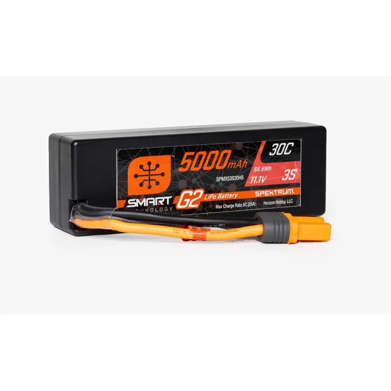 Spmx53s30h5 11.1V 5000Mah 3S 30C Smart Lipo G2 Hard Case: Ic3 1