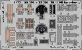 1:72 Bf 110B Interior Self Adhesive 1