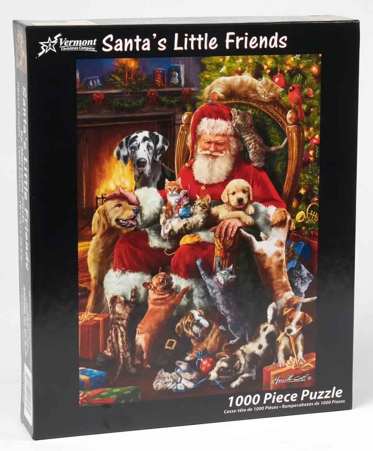 Santa's Little Friends 1000-Piece Puzzle 1