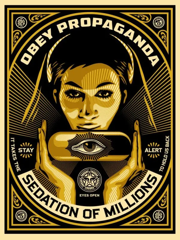 Shepard Fairey "Sedation Pill" Obey Print 1