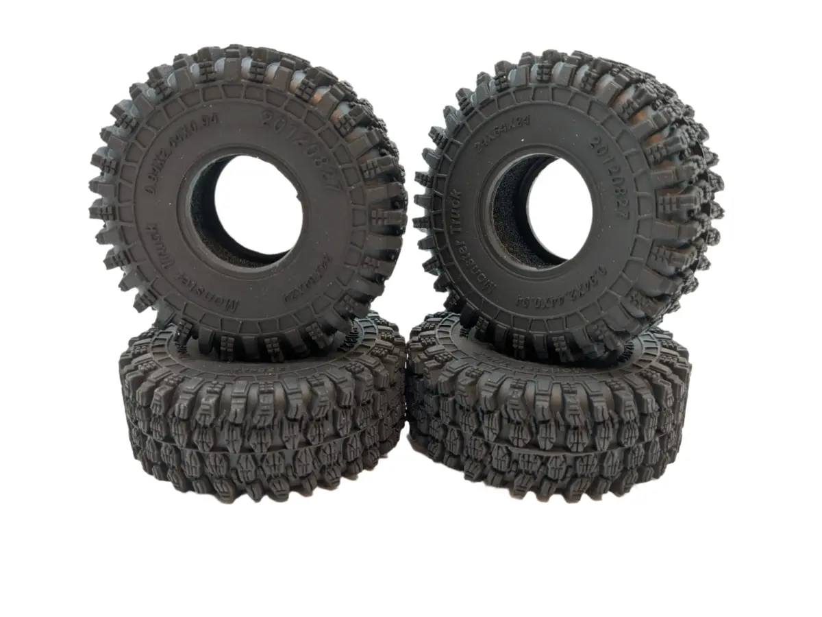 T24-7 Set Of (4) 1.0″ Tires For Scx24 1