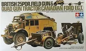 1:35 British 25Pdr. Field Gun & Quad Gun Tractor 1