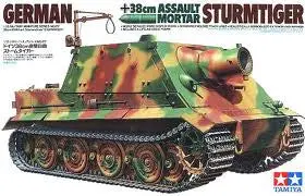 1:35 German 38Cm Assault Mortar Sturmtiger 1