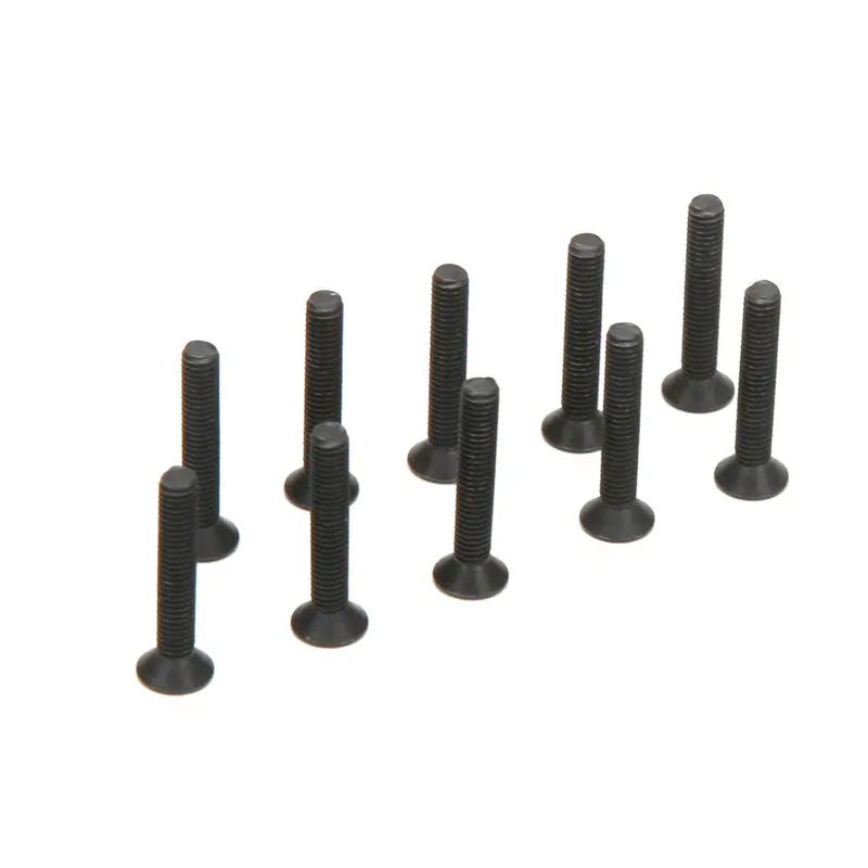 Tlr235005 Flat Head Screws, M3 X 18Mm (10) 1