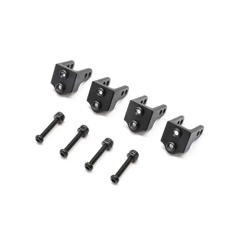 Tlr314010 Aluminum Upper Shock Mount, Black: Mini Lmt (4) 1