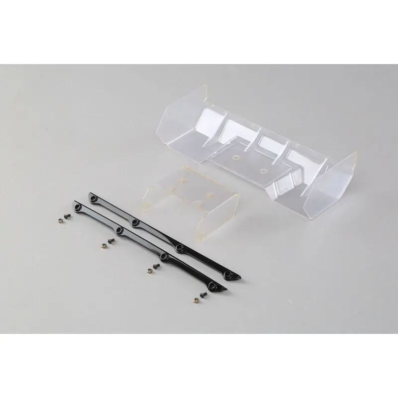 Tlr340004 Polycarbonate Wing, Pre Cut,Clear: 8/E/T 4.0 1