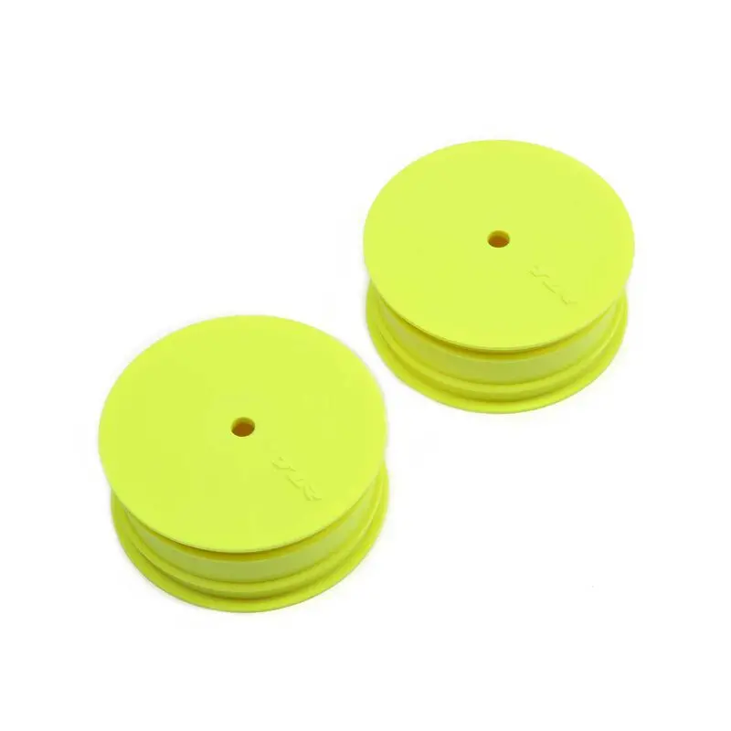 Tlr43018 1/10 Front Buggy 2.2 Wheels, Stiffezel, 12Mm Hex, Yellow (2): 22 4.0 1
