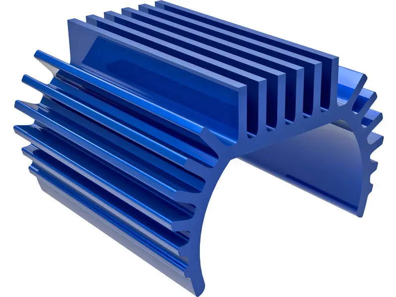 9793 Traxxas Heat Sink, Titan 87T Motor (Blue-Anodized Aluminum) 1