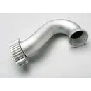 5340 Alum Exhaust Header Silver Revo 1