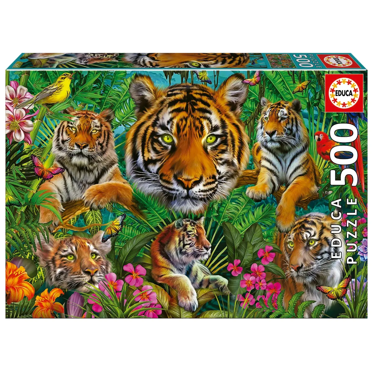 Tiger Jungle 500-Piece Puzzle 1