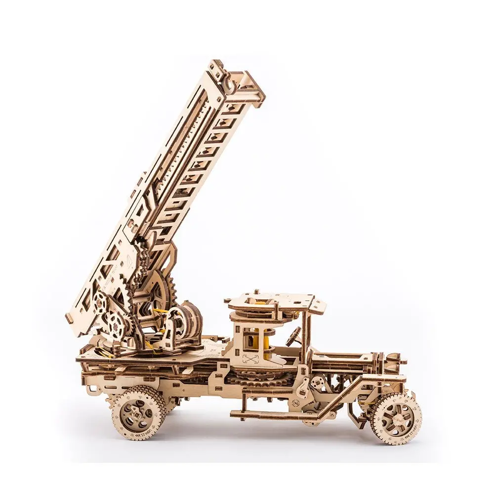 Ugears Ladder Fire Truck - 537 Pieces (Advanced) 1