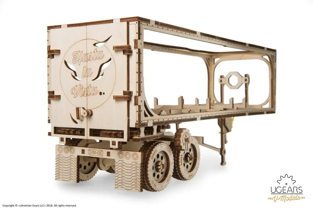 Ugears Trailer For Heavy Boy Truck Vm-03 - 138 Pieces (Medium) 1