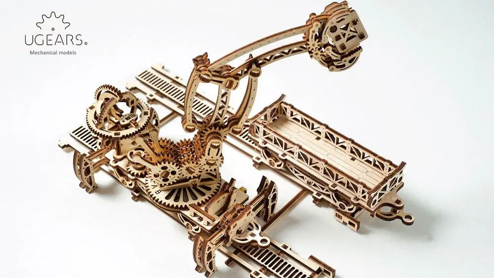 Ugears Rail Mounted Manipulator - 354 Pieces 1