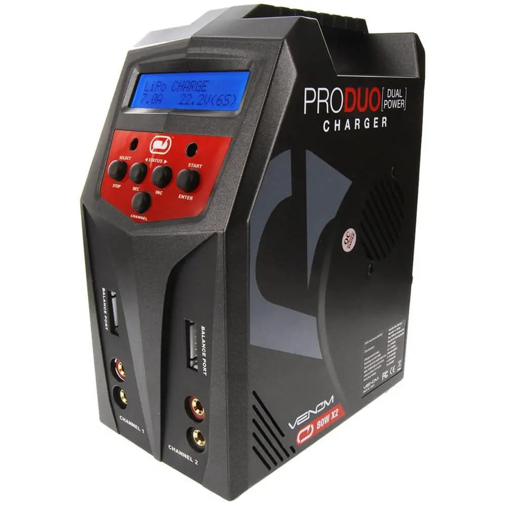 0685 Pro Duo Dual Battery Charger Lipo & Nimh 2S-6S 2X7a 2X80w Ac 1