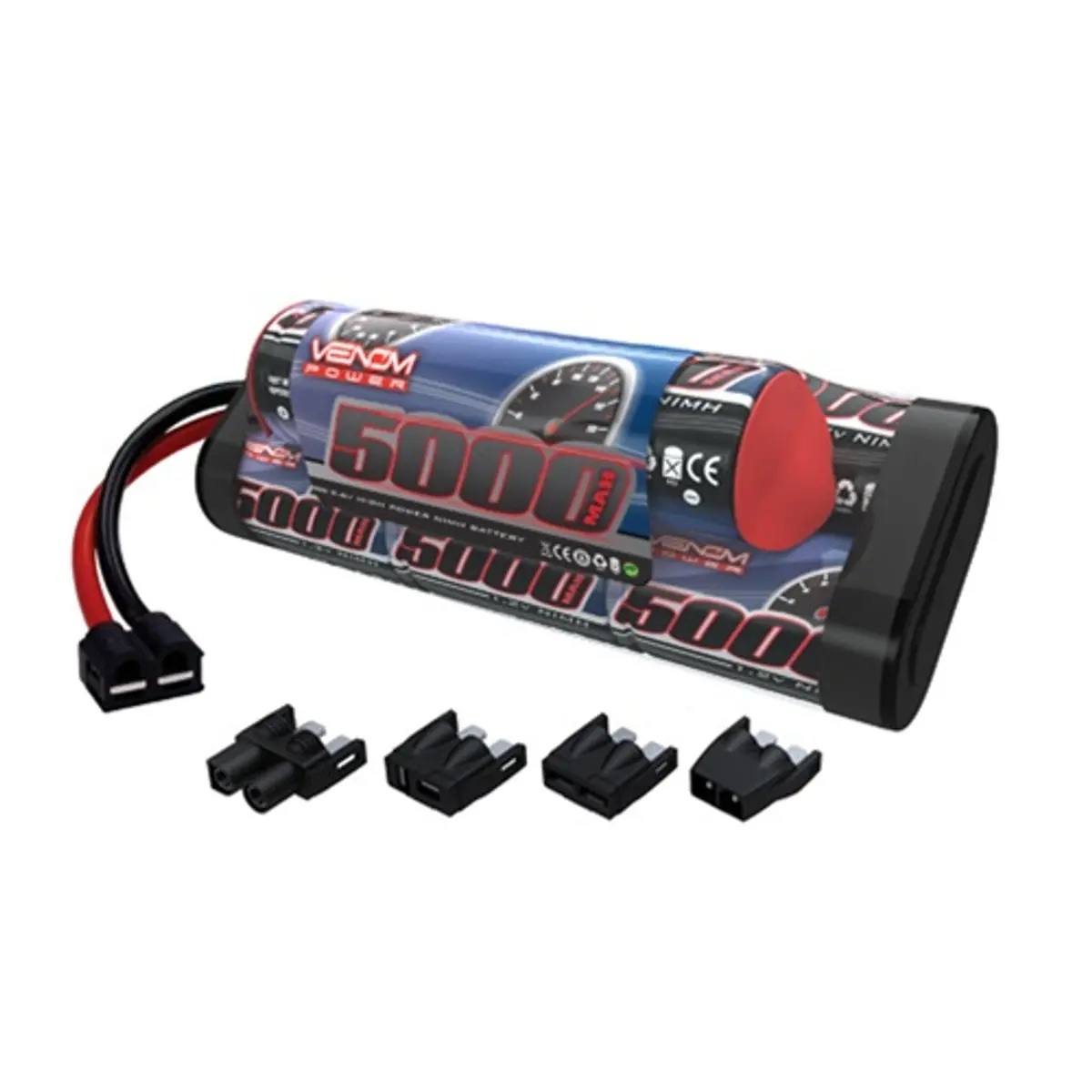 1548-8 Venom 9.6V 5000Mah Nimh Hump Battery - Uni Plug 1