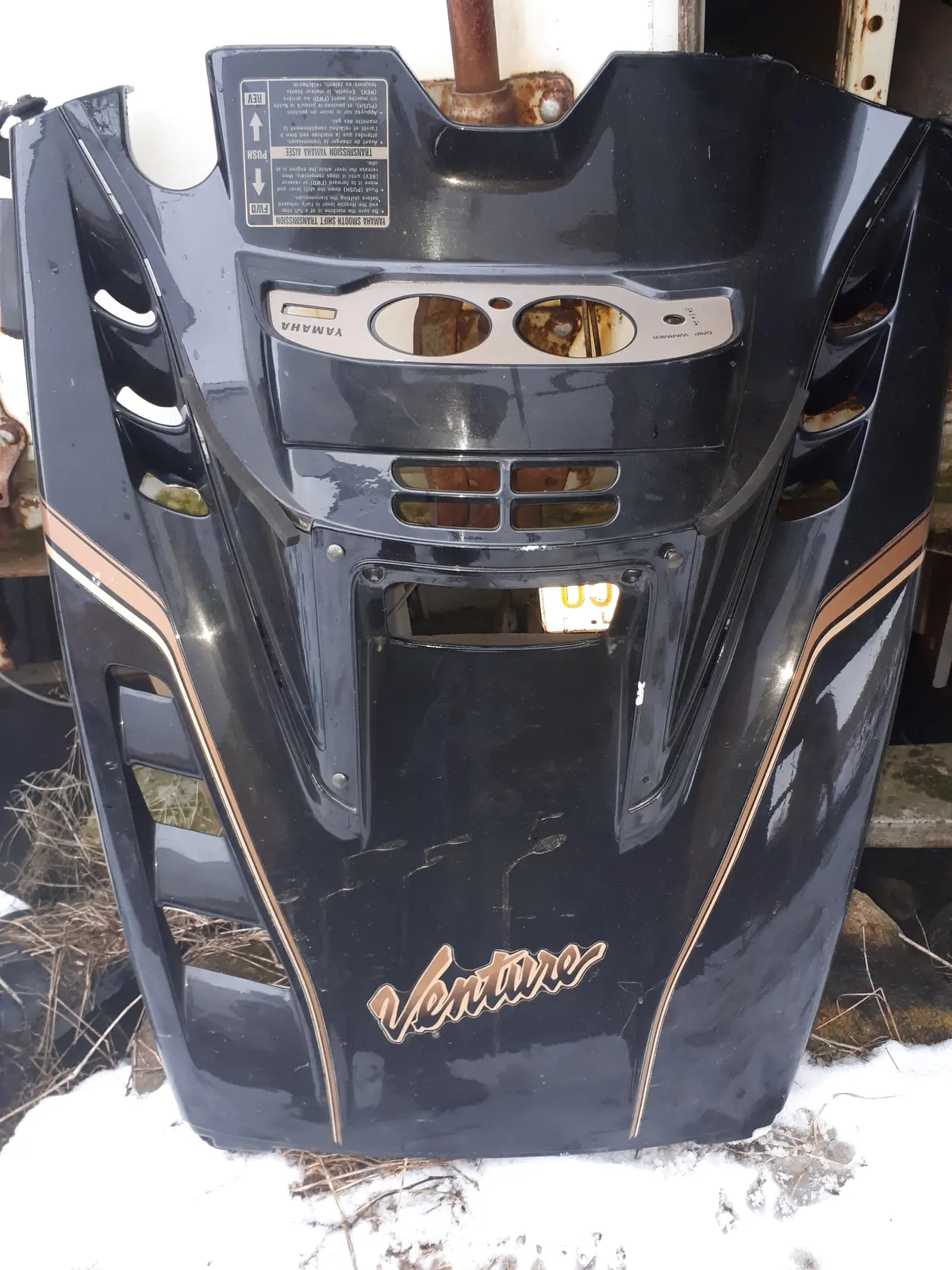 Yamaha Venture Snowmobile Hood Cowl 1